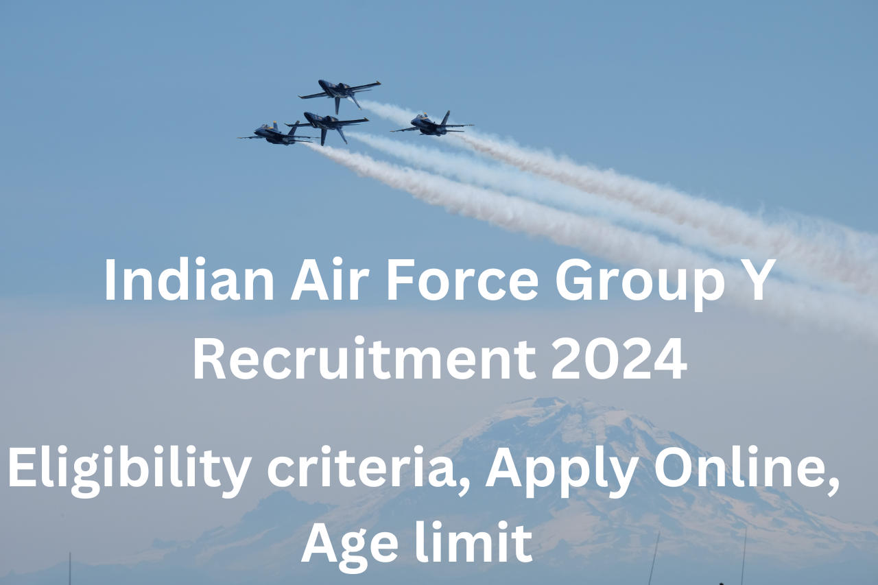 IAF Group Y Recruitment 2024